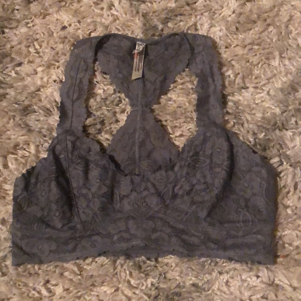 FREE PEOPLE Galloon Lace Racerback NWOT - Picture 7 of 9